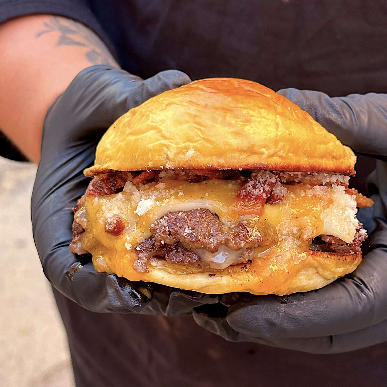 La Carbonara (Burger del mes)